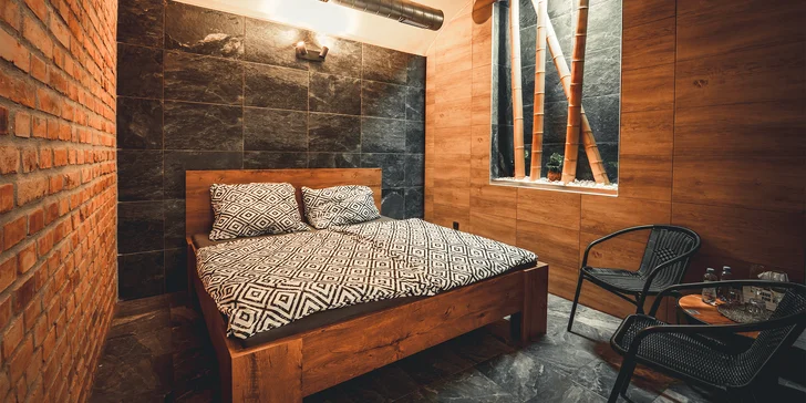 Privátní wellness v čase 7:00–20:00: studio s infrasaunou a vanou pro 2 osoby
