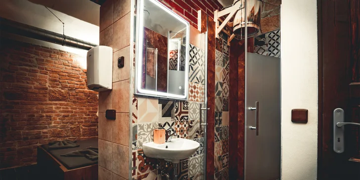 90-120min. privátní wellness: finská sauna i ochlazovací kýbl