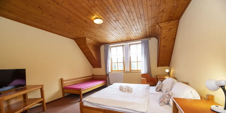 Pohodový pobyt na Šumavě u Kašperských Hor: ubytování se snídaní či polopenzí