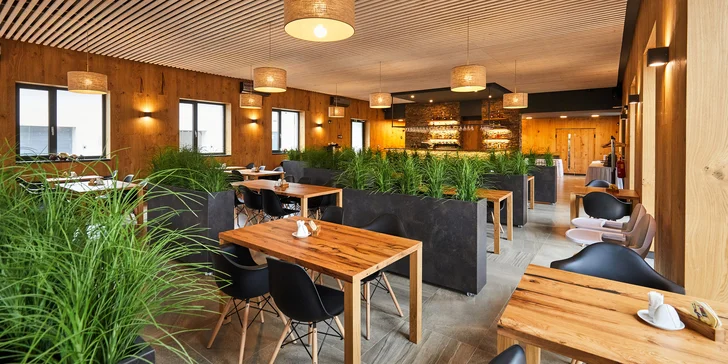 Amanita resort Sněžné**** na Vysočině: snídaně nebo polopenze, multigolf i stezka pro děti