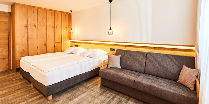 Amanita resort Sněžné**** na Vysočině: snídaně nebo polopenze, multigolf i stezka pro děti