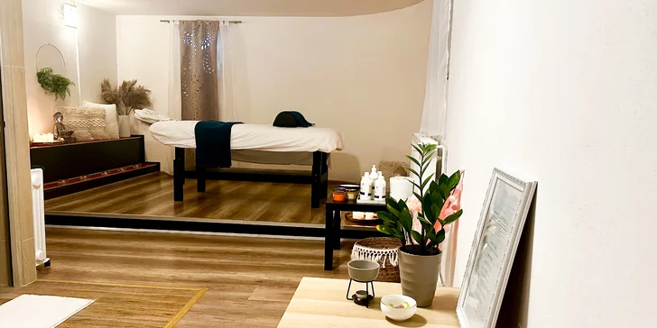 60–120min. masáž zad či celého těla nebo indická masáž hlavy