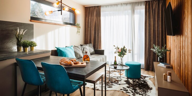 Dovolená v Krkonoších: moderně vybavené apartmány pro 2-4 osoby