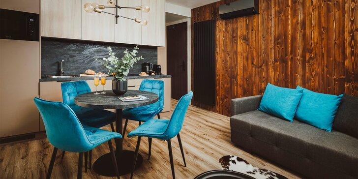 Dovolená v Krkonoších: moderně vybavené apartmány pro 2-4 osoby