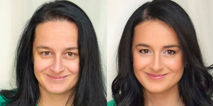 Zážitková mini proměna vizáže: líčení, úprava vlasů i tipy od profesionální vizážistky