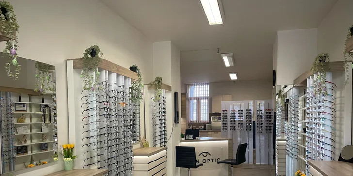 Otevřený voucher do nové optiky Vin Optic: 500–5000 Kč na skla, obroučky nebo třeba pouzdra