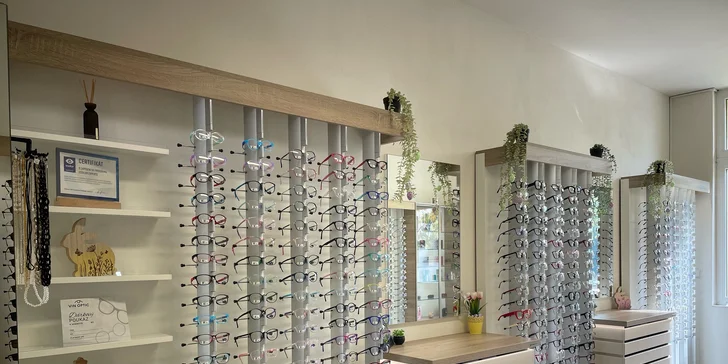 Otevřený voucher do nové optiky Vin Optic: 500–5000 Kč na skla, obroučky nebo třeba pouzdra