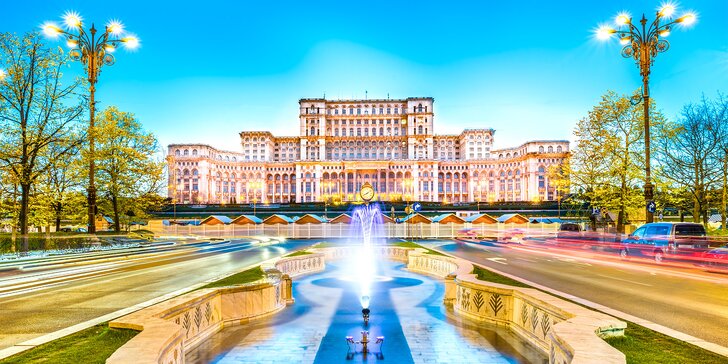 Prodloužený víkend v Bukurešti: 3* hotel, snídaně, letenky i průvodce