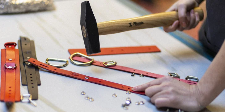 Brašnářství Tlustý: prohlídka manufaktury i workshop pout, diáře či opasku