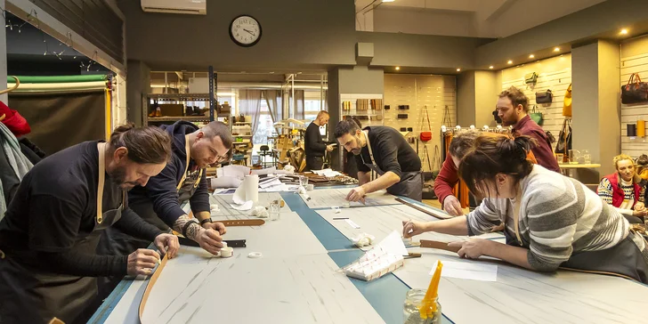 Brašnářství Tlustý: prohlídka manufaktury i workshop pout, diáře či opasku