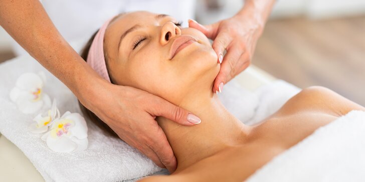 Kosmetické ošetření pleti vč. ultrazvukové špachtle nebo masáže obličeje