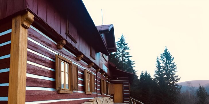 Horská chata v Krkonoších přímo na Pěnkavčím vrchu: pro 2 nebo až 17 lidí
