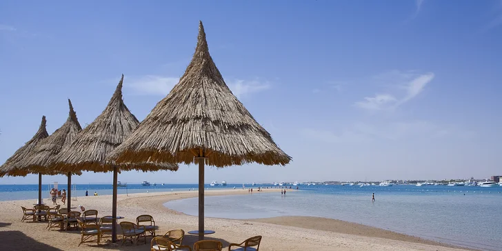 Dovolená v Egyptě: 4* hotel Siva Grand Beach na pláži v oblasti Hurghady, all inclusive i letenky