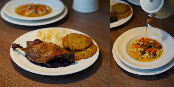 Voucher na jídlo i pití v nové restauraci v centru Ostravy: česká klasika v moderním hávu a na čepu plzeň