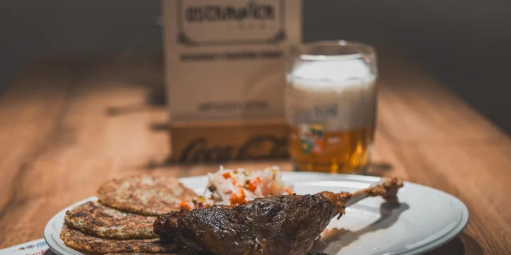 Voucher na jídlo i pití v nové restauraci v centru Ostravy: česká klasika v moderním hávu a na čepu plzeň