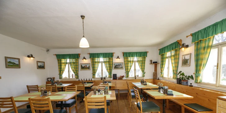 Léto v srdci Šumavy: krásný hotel s polopenzí a bazénem