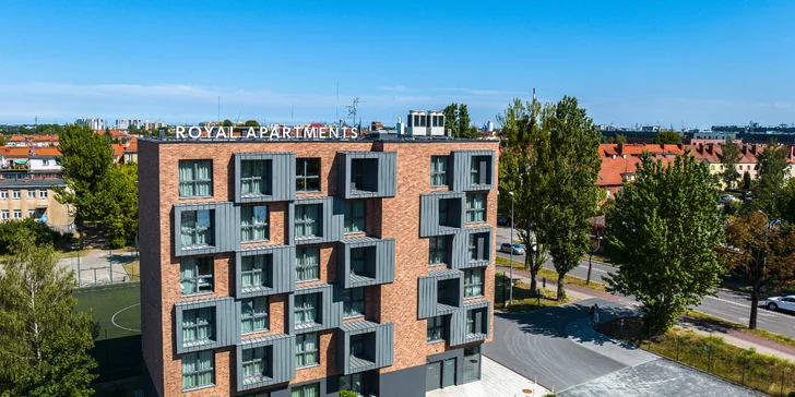 Gdaňsk: pobyt v moderním apartmánu 5 km od Starého Města, možnost snídaně na pokoj