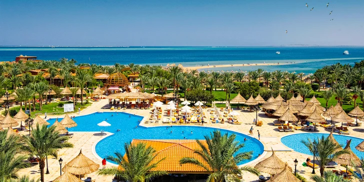 Dovolená v Egyptě: 4* hotel Siva Grand Beach na pláži v oblasti Hurghady, all inclusive i letenky