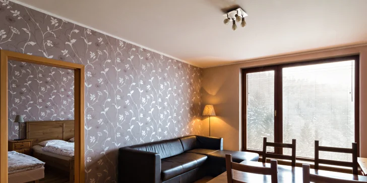 Luxusní apartmány až pro 8 lidí v srdci Krkonoš: posezení u táboráku i výlety do okolí