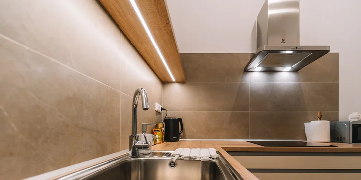 Pobyt v moderním apartmánu v historickém centru Košic i balíček se vstupem do wellness