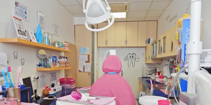 Vstupní vyšetření na dentální hygieně pro děti do 10 let i dospělé nebo domácí bělení
