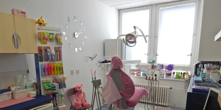 Vstupní vyšetření na dentální hygieně pro děti do 10 let i dospělé nebo domácí bělení
