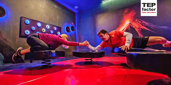 Dobrodružná týmová hra TEPfactor: zábava inspirovaná TV show Pevnost Boyard