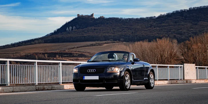 Road trip kabrioletem na 1 až 14 dní: pronájem nadupaného Audi TT s nájezdem až 2800 km