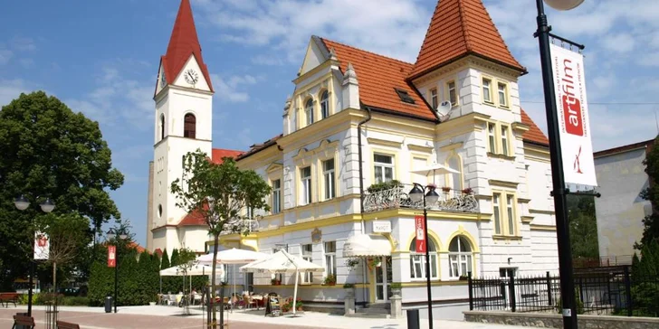 Relax v lázeňském městečku Trenčianske Teplice se snídaní a welcome drinkem