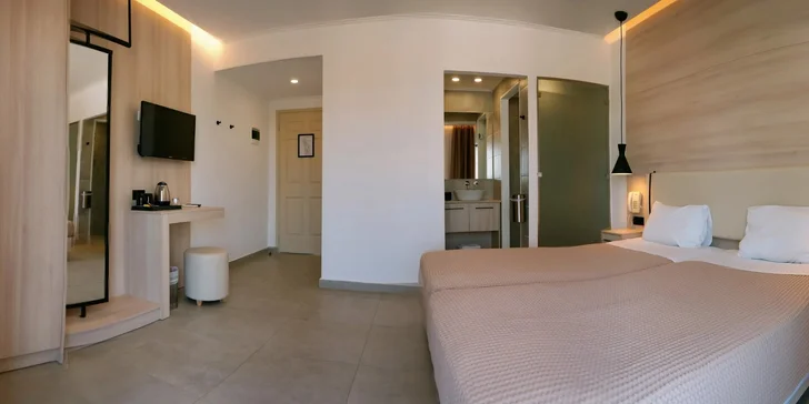 All inclusive dovolená na ostrově Lesbos: Hotel Bella Vista**** s bazénem a hned u pláže
