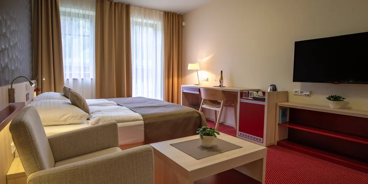 4* hotel v Ludvíkově v oblasti CHKO Jeseníky: snídaně, bazén i možnost vířivky