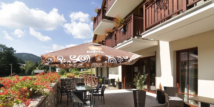 4* hotel v Ludvíkově v oblasti CHKO Jeseníky: snídaně, bazén i možnost vířivky
