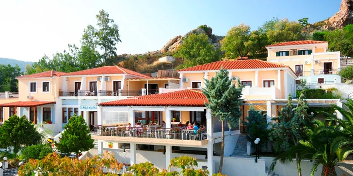 Letecký zájezd na řecký ostrov Lesbos: hotel Clara*** s all inclusive, 100 m od pláže a s bazénem