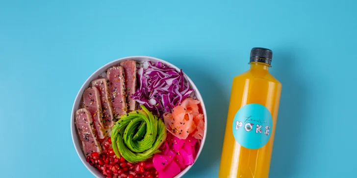 Nejsvěžejší Freší poke bowl v Auparku: krevety, losos nebo tempeh