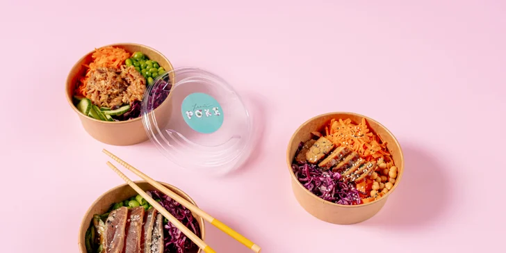 Nejsvěžejší Freší poke bowl v Auparku: krevety, losos nebo tempeh