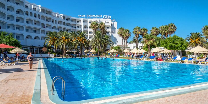 Hotel Yadis Hammamet**** v Tunisku: all inclusive, letenky a transfery