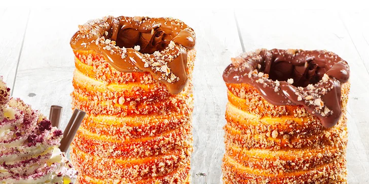 Originální trdelník s vůní blížícího se adventu: až 10 kusů i v kombinaci s horkým nápojem