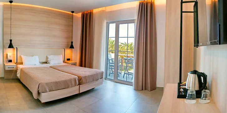 All inclusive dovolená na ostrově Lesbos: Hotel Bella Vista**** s bazénem a hned u pláže