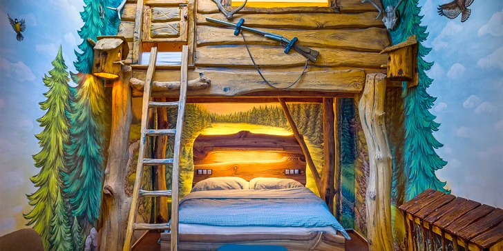 Relax pro pár i rodinu v Pekle Čertovina: pobyt v Kocourkově vhodný i pro seniory, polopenze, wellness