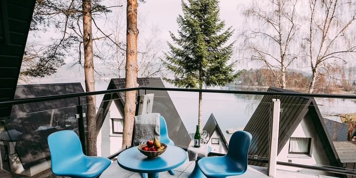 Moderní rodinný spa rezort na břehu Rožnovského jezera s wellness i jídlem