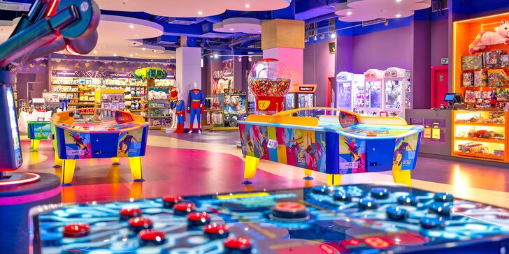 30% sleva na hračky a další dárky v zábavním domě The Playground v centru Prahy