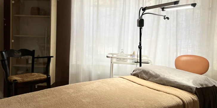 Laminace obočí vč. barvení nebo prodloužení a zahuštění řas metodou 1–3D