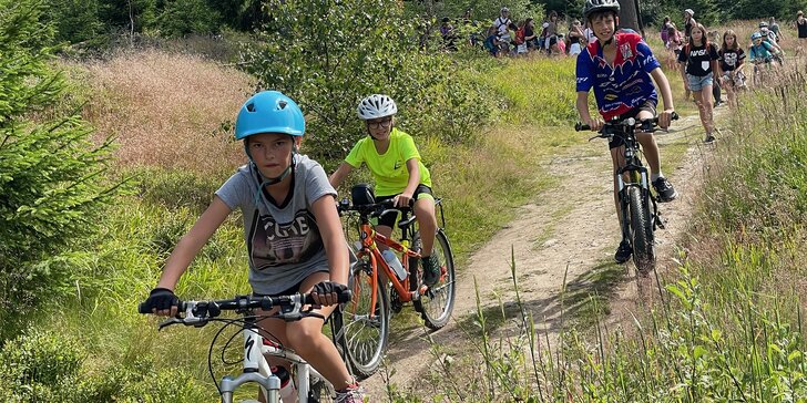 Letní cyklistický tábor pro děti do 18 let: 7 nebo 10 dní zábavy a sportu