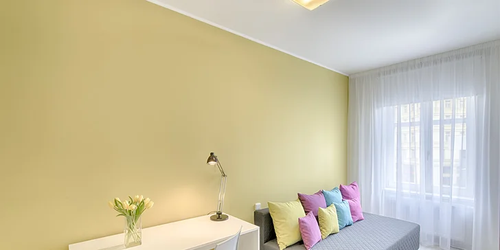 Nové apartmány v centru Karlových Varů s výhledem na Vřídelní kolonádu a dopolední vstupy do bazénu