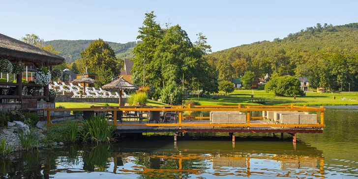 Wellness pobyt u Vinianského jezera: polopenze, procedury, hodina bowlingu a v létě paddleboard