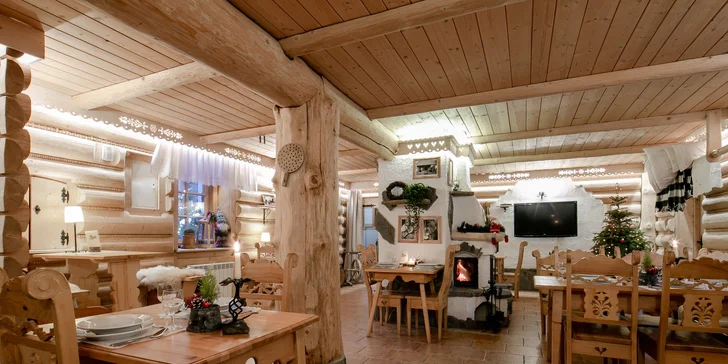 Horský penzion u Zakopaného se snídaní a hodina relaxace ve wellness
