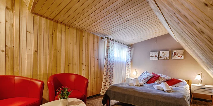 Horský penzion u Zakopaného se snídaní a hodina relaxace ve wellness