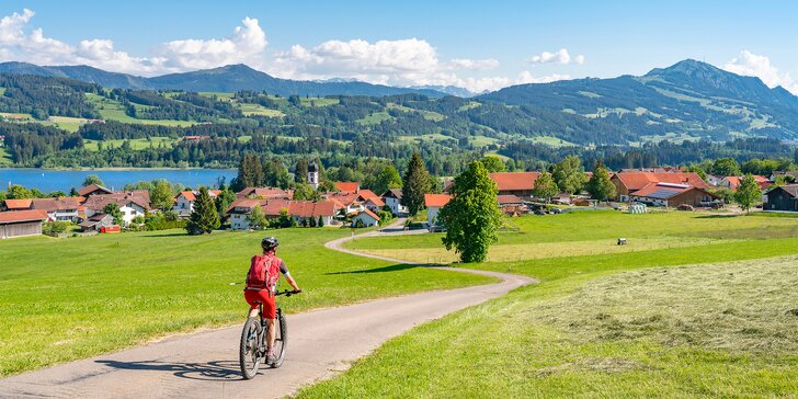 Cyklovýlet v pohádkovém Bavorsku s možností návštěvy zámku Neuschwanstein a lázní