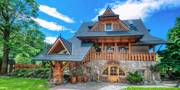 Horský penzion u Zakopaného se snídaní a hodina relaxace ve wellness