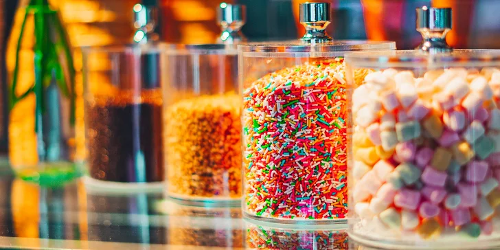 Gelato bubble dle výběru pro jedno či dva z rodinné zmrzlinárny na Žižkově